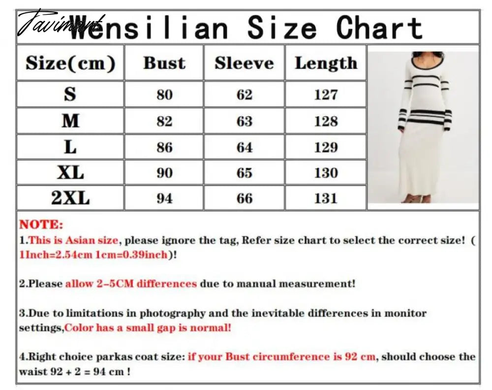 Striped Long Dresses Women Elegant Chic Bodycon White Knitted Dress Female Autumn Winter Causal Long Sleeve Warm Sweater Dress