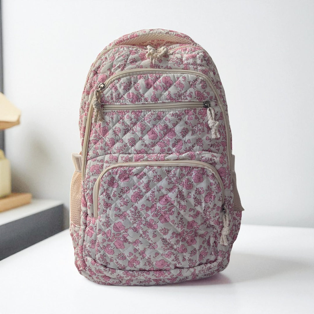 Nia Floral Quilted Bags - 3 PCS Set