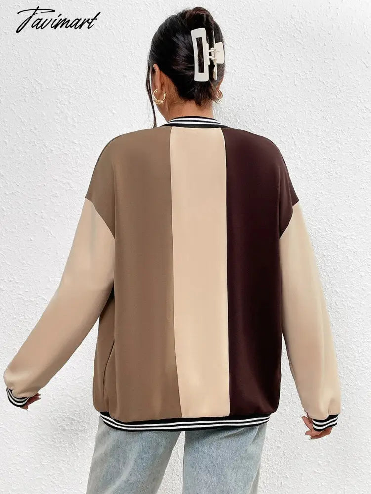 Autumn and Winter Women's New Fashion Baseball Jacket Jacket