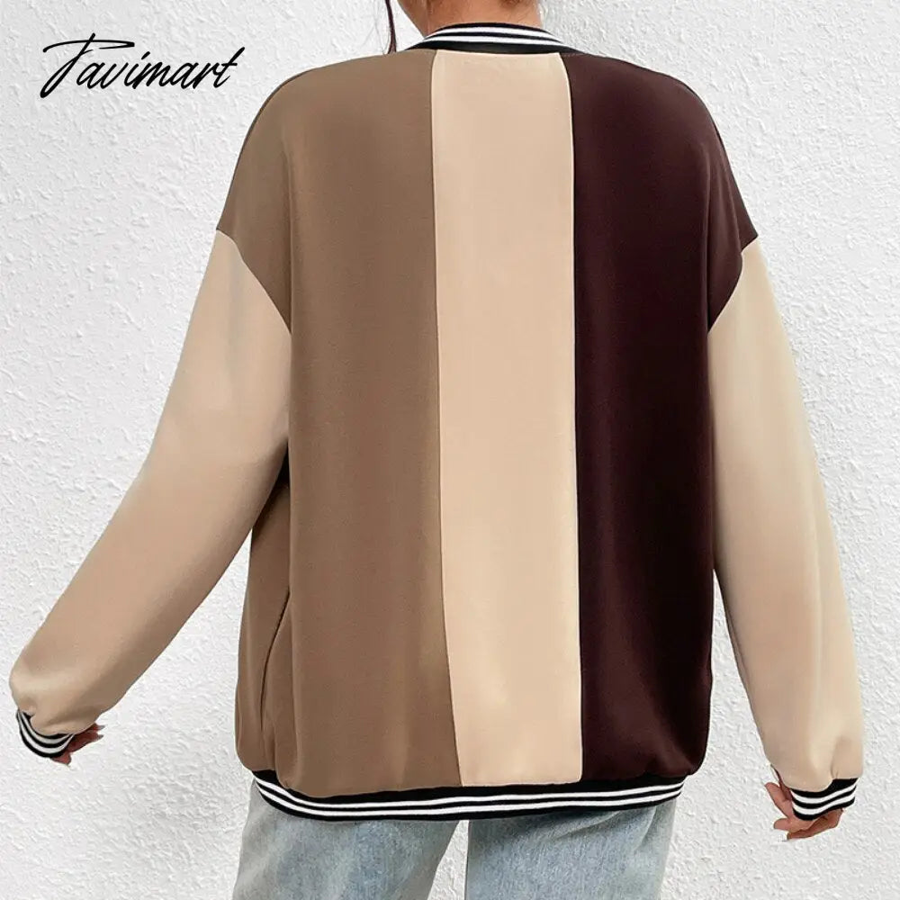 Autumn and Winter Women's New Fashion Baseball Jacket Jacket