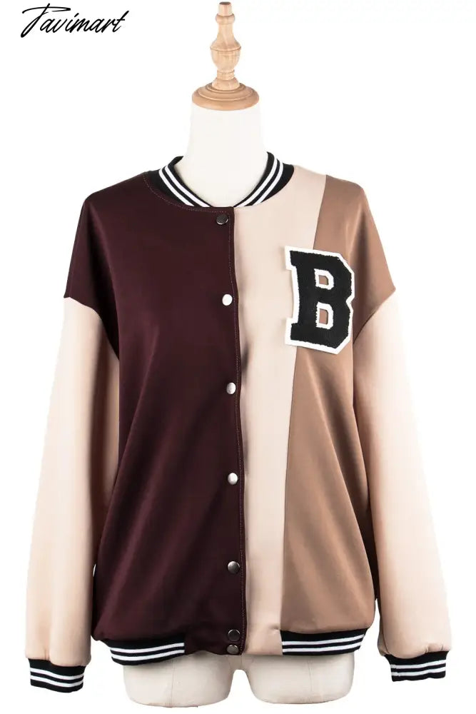Autumn and Winter Women's New Fashion Baseball Jacket Jacket
