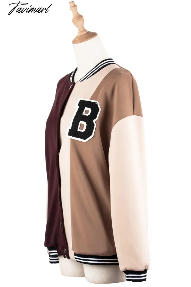 Autumn and Winter Women's New Fashion Baseball Jacket Jacket