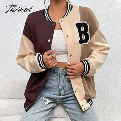 Autumn and Winter Women's New Fashion Baseball Jacket Jacket