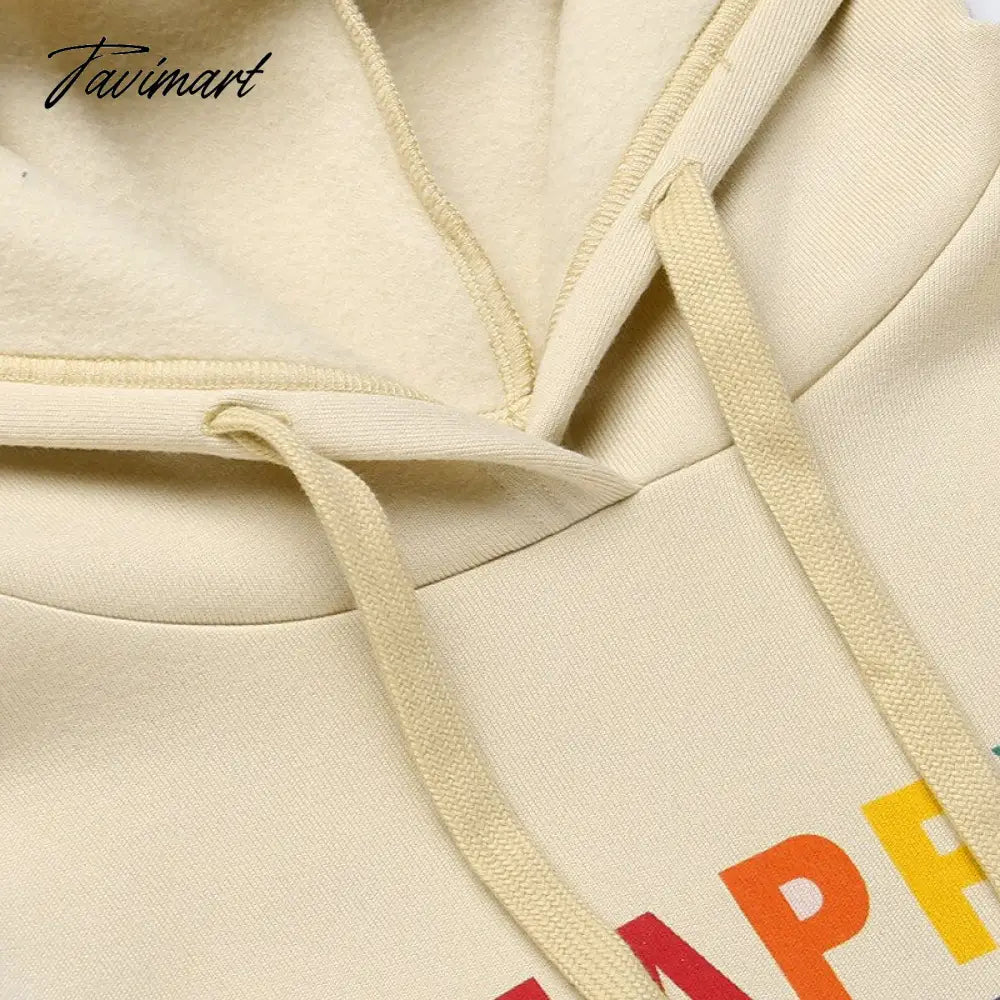 Autumn Letter Print Oversized Y2K Sweatshirts Women Long Sleeve Hooded Sweatshirt Streetwear with Big Pockets y2k clothes 2000s
