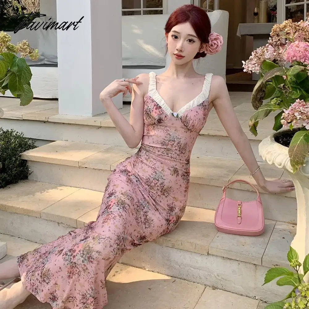 Beach Korean Dresses for Women Sexy Vestido Midi Party Dresses Woman Robes Longues Roupa Feminina Women Clothing 2024 New A.
