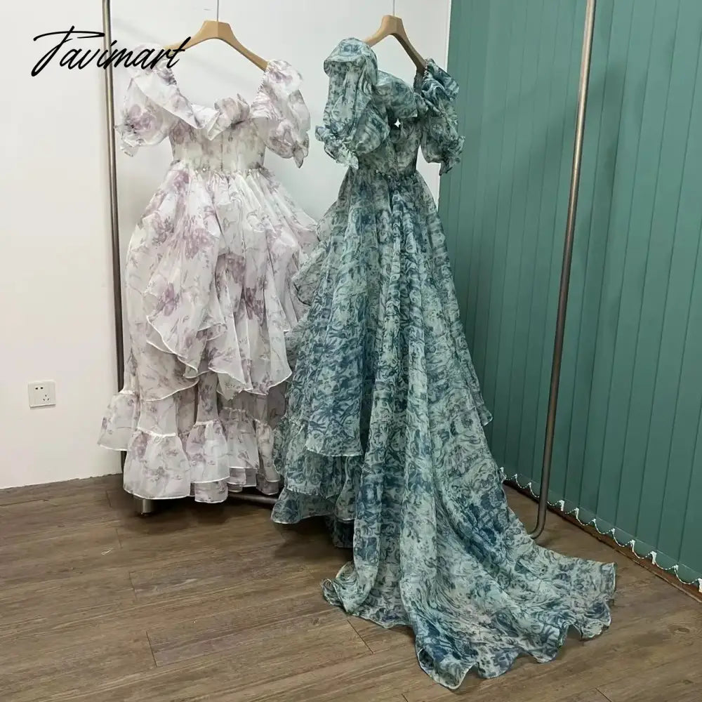 Castle Princess Wind mop Long birthday party dress Lolita Fairy dress