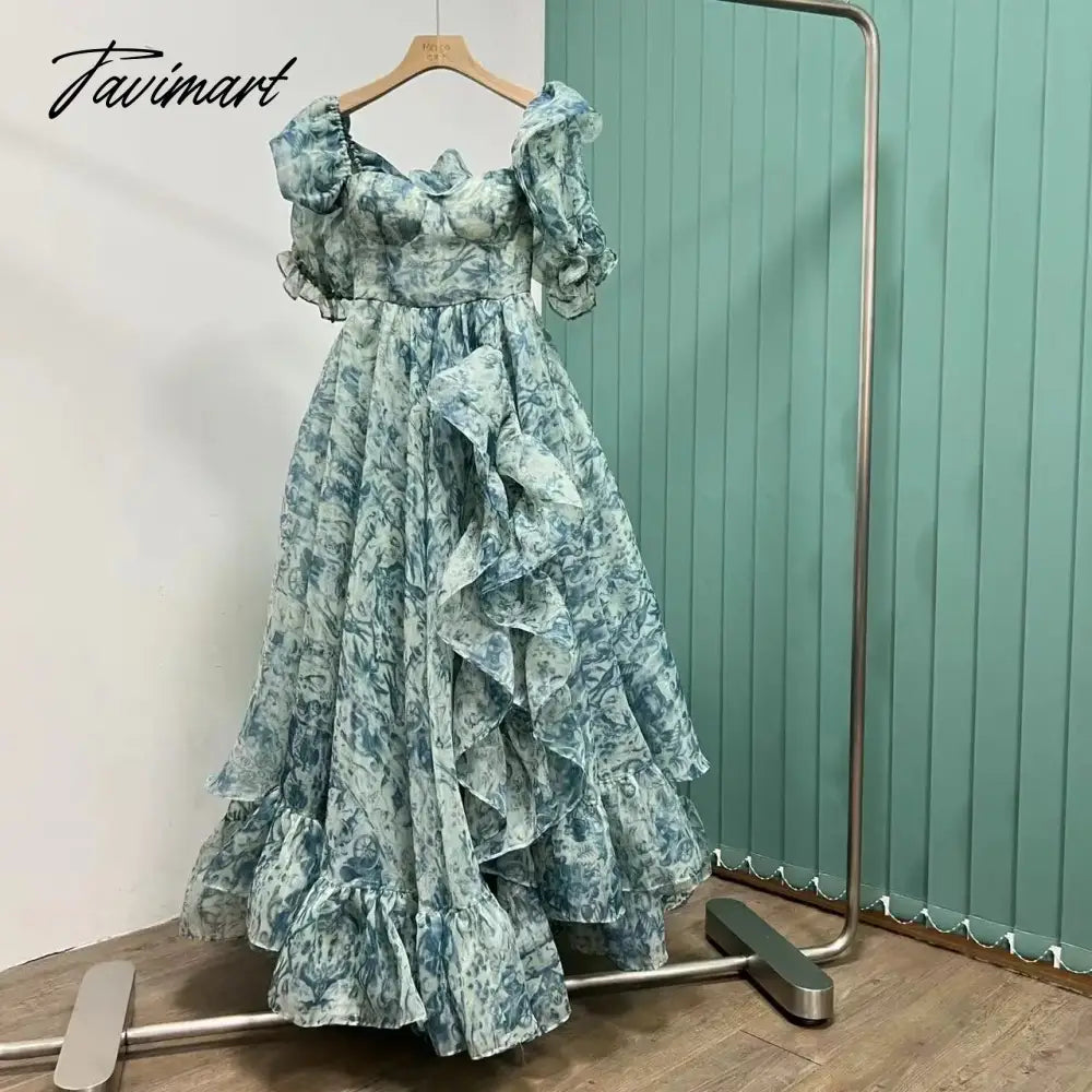 Castle Princess Wind mop Long birthday party dress Lolita Fairy dress
