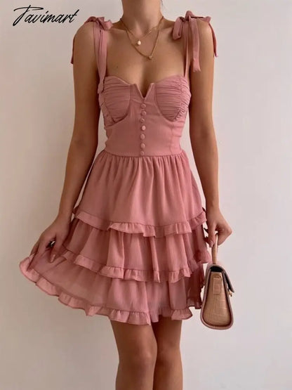 Casual Elegant Black Women's Summer Dress Backless Cake Birthday Corset Mini Short Sexy Chiffon Party Dress Female Vestidos