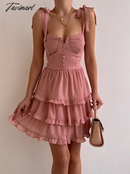 Casual Elegant Black Women's Summer Dress Backless Cake Birthday Corset Mini Short Sexy Chiffon Party Dress Female Vestidos