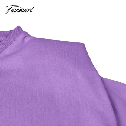 Casual Thick Sweatshirt Women Fashion Shoulder Pads Winter Clothes Women Pullover Loose Sudadera Mujer Tops
