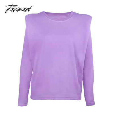 Casual Thick Sweatshirt Women Fashion Shoulder Pads Winter Clothes Women Pullover Loose Sudadera Mujer Tops