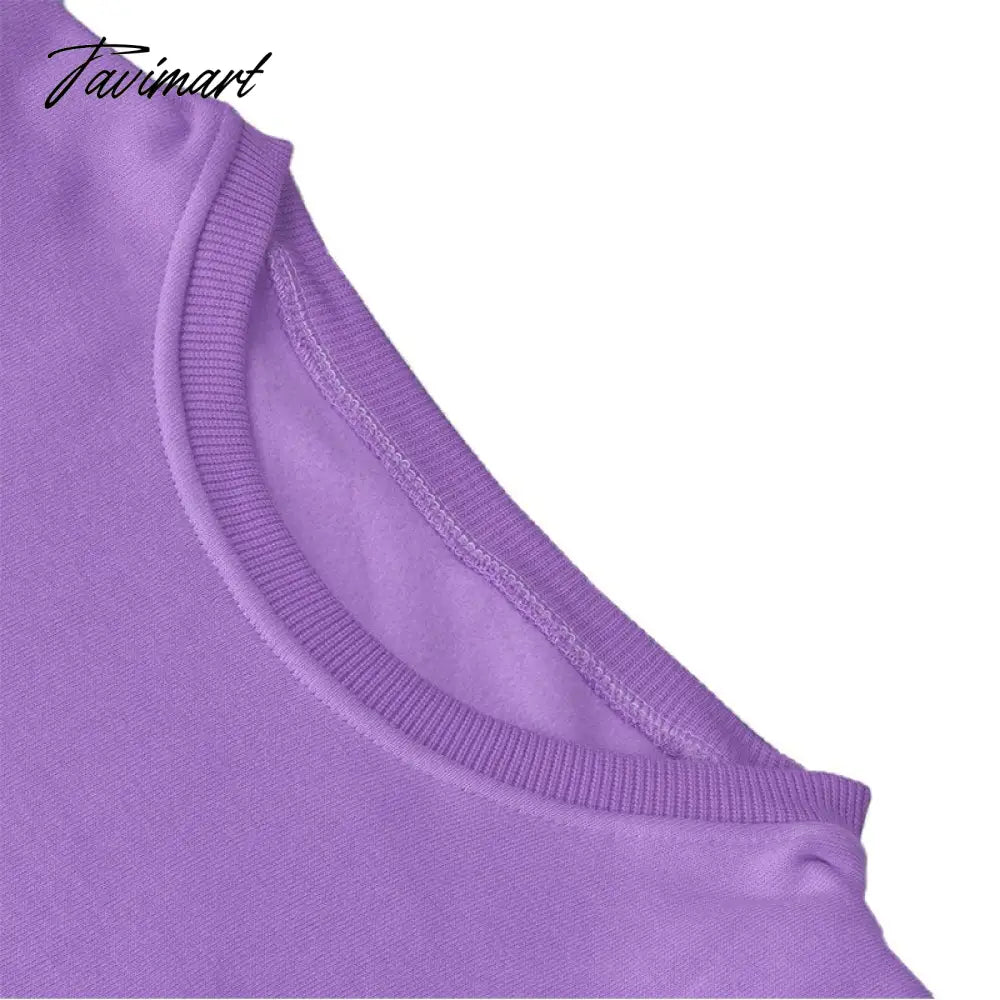Casual Thick Sweatshirt Women Fashion Shoulder Pads Winter Clothes Women Pullover Loose Sudadera Mujer Tops