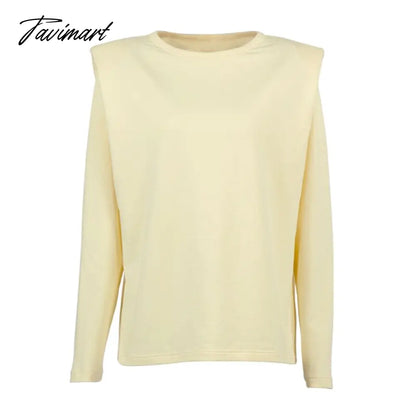 Casual Thick Sweatshirt Women Fashion Shoulder Pads Winter Clothes Women Pullover Loose Sudadera Mujer Tops