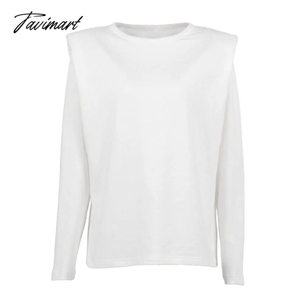 Casual Thick Sweatshirt Women Fashion Shoulder Pads Winter Clothes Women Pullover Loose Sudadera Mujer Tops