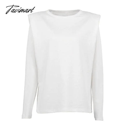 Casual Thick Sweatshirt Women Fashion Shoulder Pads Winter Clothes Women Pullover Loose Sudadera Mujer Tops
