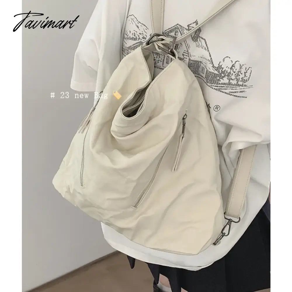 Causal Canvas Women Backpack Tote Bag Korean School Book Laptop Backpack for Women Fashion Travel Shopping Shoulder Bag