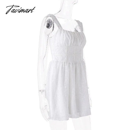 Cute Elegant Slim White Dress Women Summer Sexy Lace Patchwork Off Shoulder Short Sleeve Backless Mini Dress Mori Girl