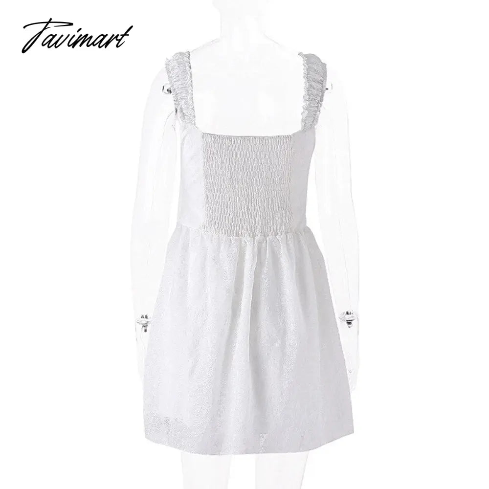 Cute Elegant Slim White Dress Women Summer Sexy Lace Patchwork Off Shoulder Short Sleeve Backless Mini Dress Mori Girl