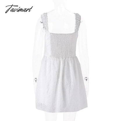 Cute Elegant Slim White Dress Women Summer Sexy Lace Patchwork Off Shoulder Short Sleeve Backless Mini Dress Mori Girl