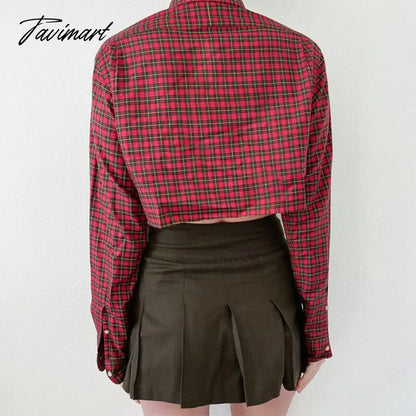 E-girl Black Skirt With Buckle Thick Woolen High Waist Pleated Mini Skirt Women EMO Punk Aesthetic Outfit