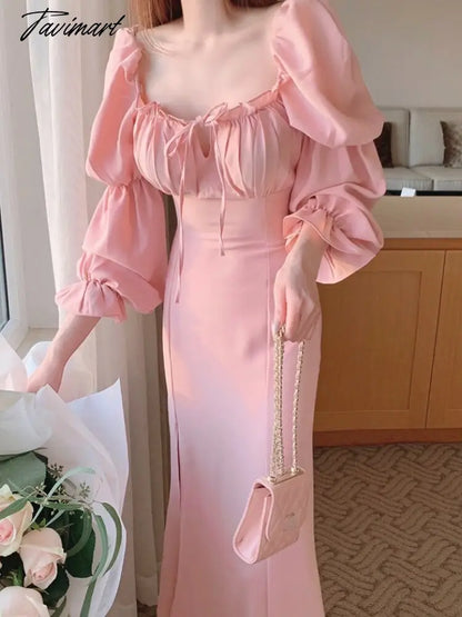 Elegant and Chic Women Dresses Sexy Bodycon Slim Party Prom Vintage Fishtail Dress Fashion Solid Female Clothes Long Vestidos