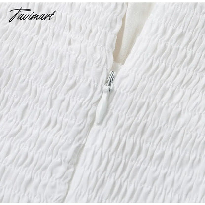 Embroidery Lace White Dress Lace Up Square Collar Ruffles Vintage Princess Dresses Summer Dress Vestidos