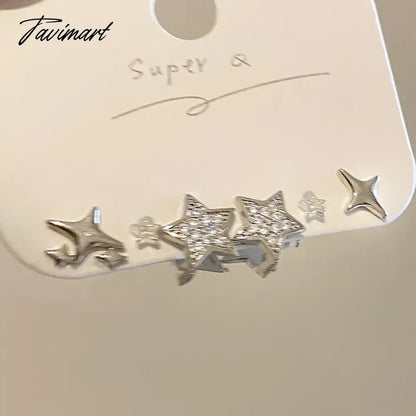 Fashion Heart Zircon Stud Earrings for Women Korean Star Personality Earring Simple Luxury Wedding Party Girl Jewelry Gifts