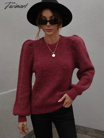 Fashion Knit Sweater Pullover for Women Fall/Winter Sweater New Crew Neck Knitwear Casual Loose Sweaters Women's