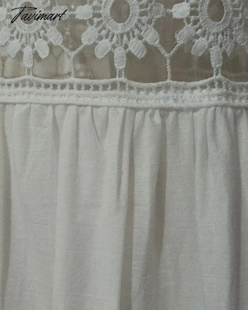 Fashion женское платье White Summer Dress Sexy Backless Lace Midi Dress Hollow Out Vintage Chic Party Dresses Vestidos
