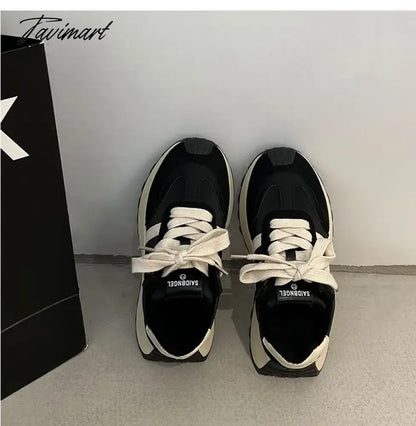 Heightened thick soled dad shoes for women's new autumn and winter versatile Forrest Gump lightweight sports shoes