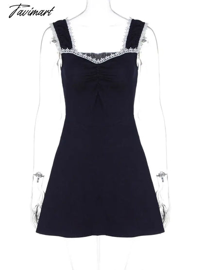 High Waist Backless Casual Mini Dress Women Patchwork Strapless Solid Pleated Slim Dress Side Split Holiday Female Dress