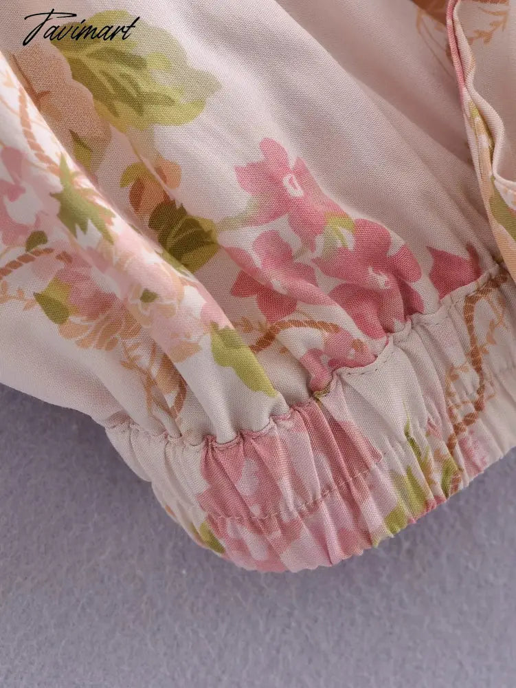 Indie Folk Bohemian Vintage Floral Print Camisole Tanl And High Waist Midi SkirtsTops Sets Women