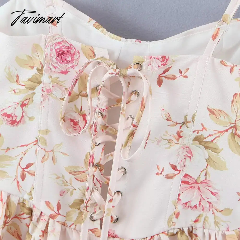 Ins Fashion Sexy Blouse Women Blogger Lace Splicing Square Collar Floral Shirt