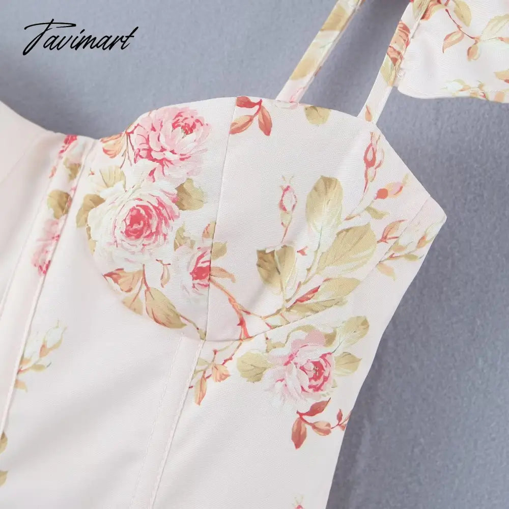 Ins Fashion Sexy Blouse Women Blogger Lace Splicing Square Collar Floral Shirt
