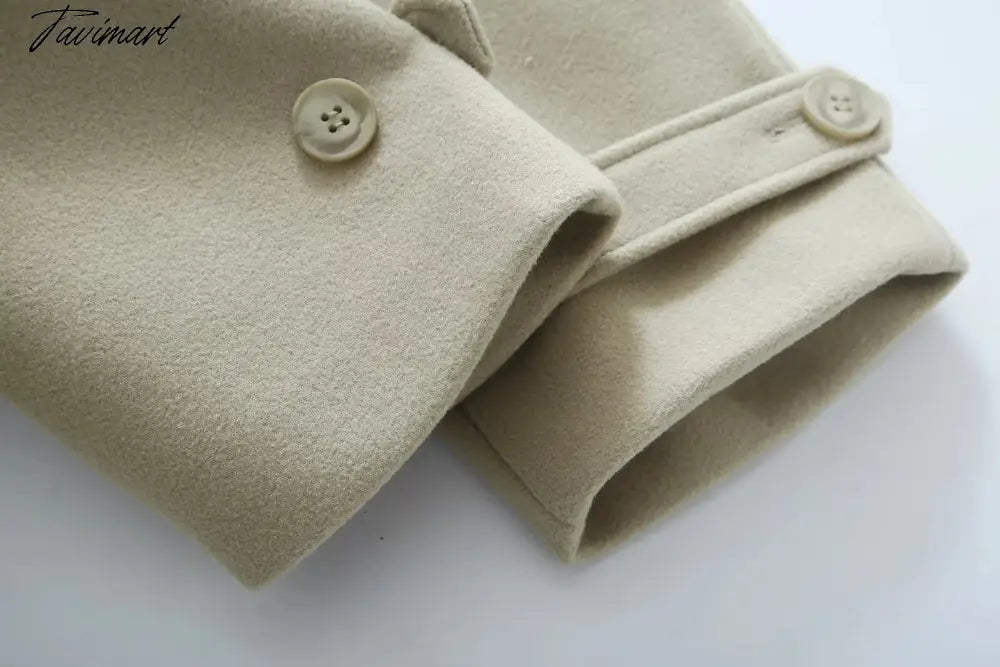 Ins Fashion Trench Coat Overcoat Women Blogger Vintage Loose Ligh Green Long Jacket