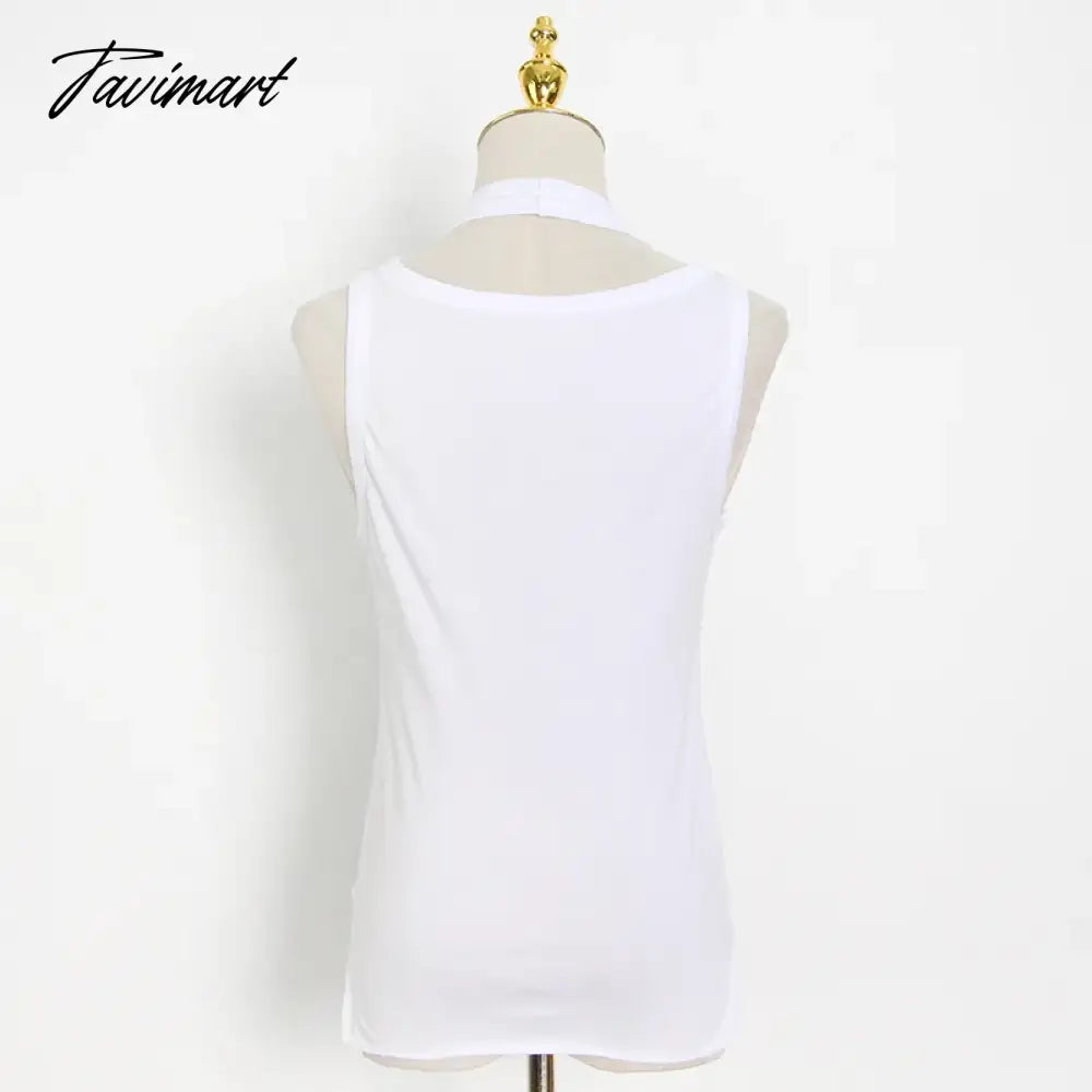 Irregular Solid Color Tank Tops Women 2024 New Summer Chic Simple O-neck Sleeveless Tops Vest Casual Fashion Camisole Female