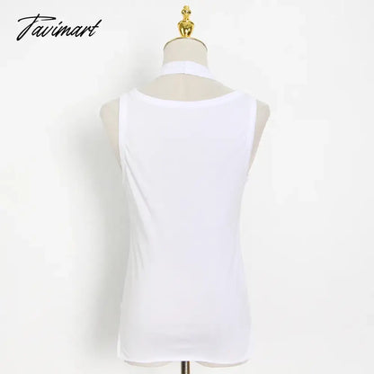 Irregular Solid Color Tank Tops Women 2024 New Summer Chic Simple O-neck Sleeveless Tops Vest Casual Fashion Camisole Female