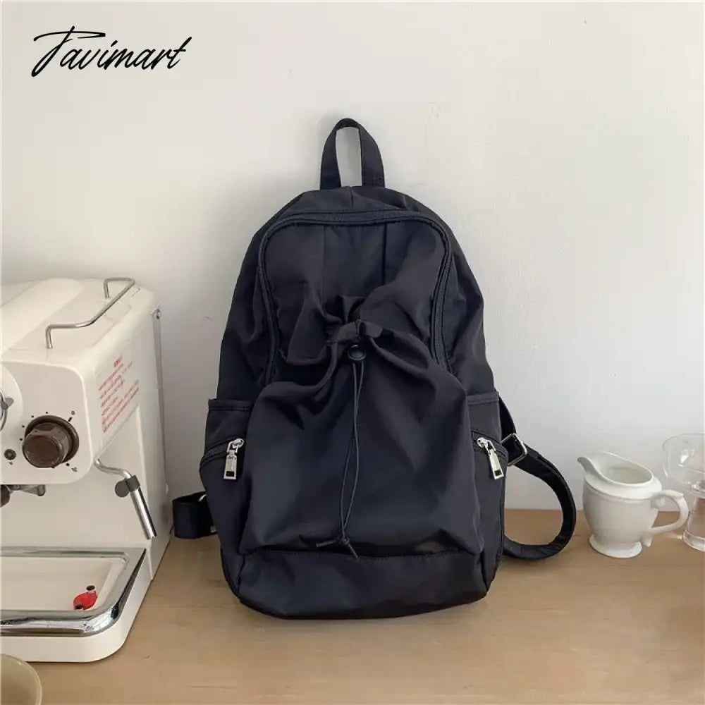 Korean Fashion Commuter Women Backpack LightWeight Nylon Fabric Backpack for Women Causal School Travel Female Small Bag