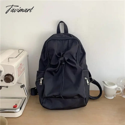 Korean Fashion Commuter Women Backpack LightWeight Nylon Fabric Backpack for Women Causal School Travel Female Small Bag