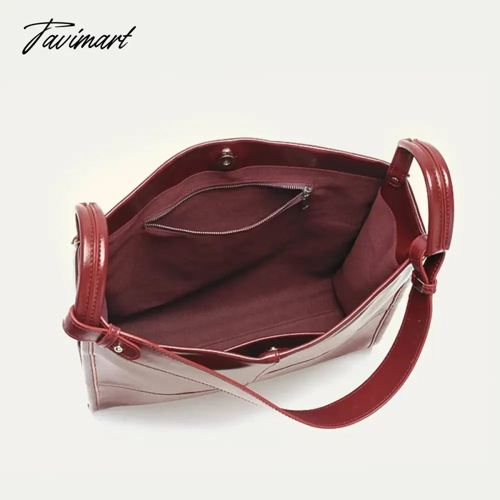 Korean Vintage Tote Bag For Women Luxury Designer Handbag Purses 2024 New In PU Oil Wax Leather Sequined Large Capacity Shoulder
