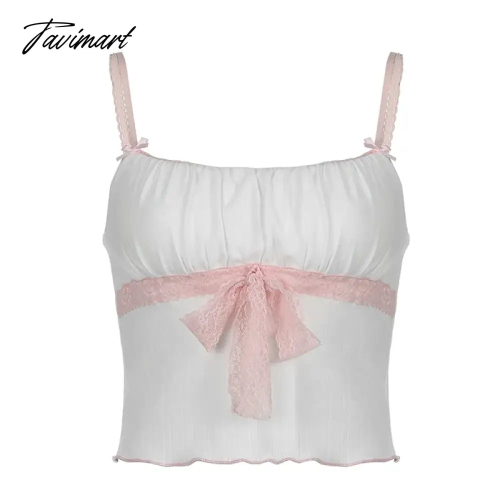 Lace pleated girl camisole tops Summer Women's Camisole 2024 New Sexy Backless Skinny versatile Bottoming tank tops for Ladies