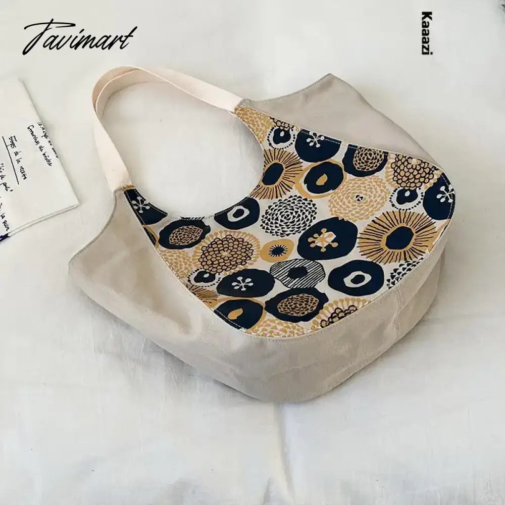 Large Capacity Underarm Canvas Women's Shoulder Bag New Luxury Designer High Quality Handbag Fashion Versatile Tote Bag