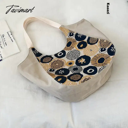 Large Capacity Underarm Canvas Women's Shoulder Bag New Luxury Designer High Quality Handbag Fashion Versatile Tote Bag