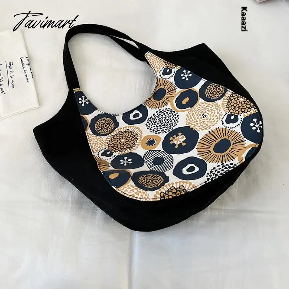 Large Capacity Underarm Canvas Women's Shoulder Bag New Luxury Designer High Quality Handbag Fashion Versatile Tote Bag