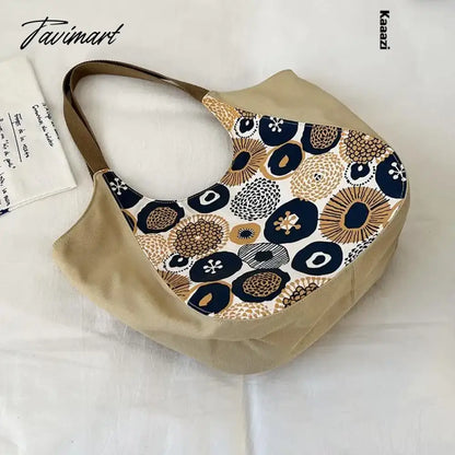 Large Capacity Underarm Canvas Women's Shoulder Bag New Luxury Designer High Quality Handbag Fashion Versatile Tote Bag