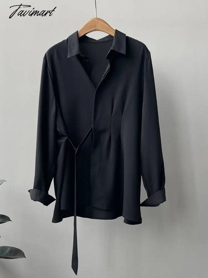New Fashion Woman Blouses Long Sleeved Lapel Solid Colorshirt Women's New Loose Coats Single-breasted Women Shirt Tops