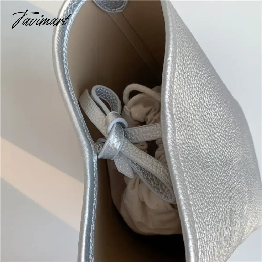 New Popular Trendy Bucket Bags for Women 2024 Solid All Match PU Shoulder Bag Fashion Office Lady Autumn Underarm Bag