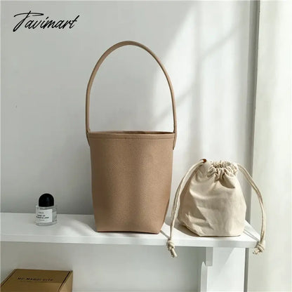 New Popular Trendy Bucket Bags for Women 2024 Solid All Match PU Shoulder Bag Fashion Office Lady Autumn Underarm Bag