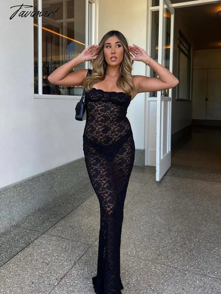 Party Lace Aesthetic Y2K Bodycon Dress Kawaii Frill Patchwork Sexy Mini Sundress Evening Spaghetti Strap Outfits