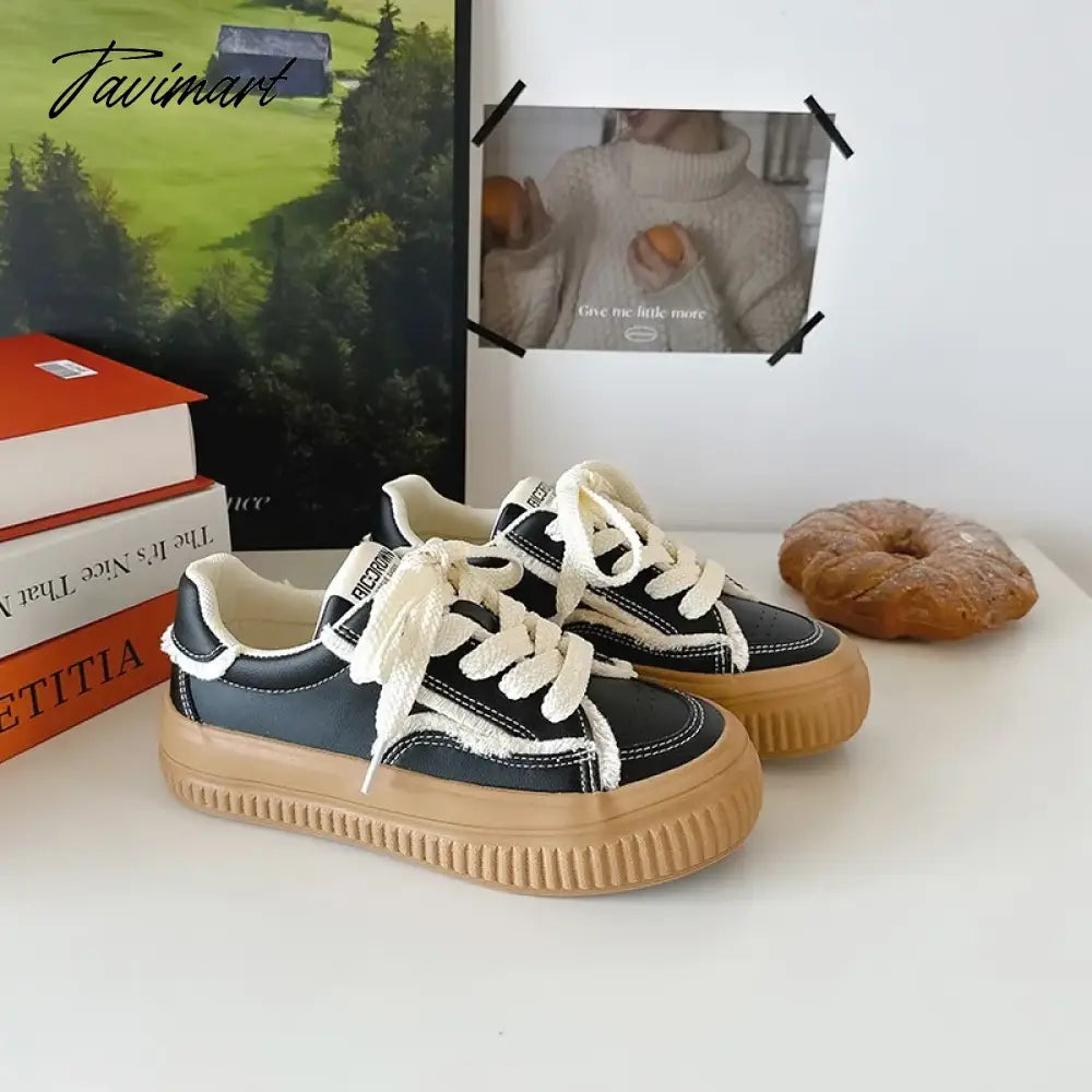 Pink Platform Canvas Shoes for Women Low-top Korean Fashion Athletic Shoes Casual Comfortable Designer Ladies Footwear